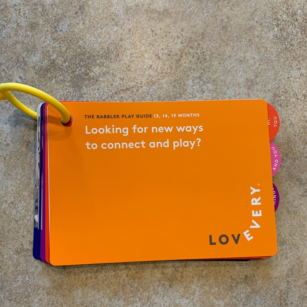 NEW - Lovevery play guide - months 13, 14, 15